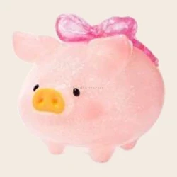 Shiny Pig Pull Fortune Figure