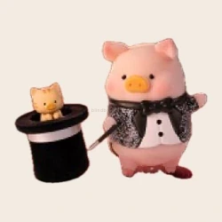 Colorful Magic Show Figure and Hat
