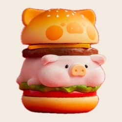 Stacking Burger Figure — Original