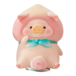 Peach — Blue Bow