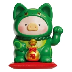Green Lucky Cat