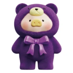 Purple Flocked