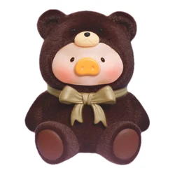 Brown Flocked