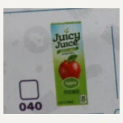 Mini Brands Series 4 #040 — Juicy Juice box - Apple