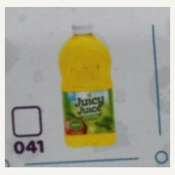 Mini Brands Series 4 #041 — Juicy Juice bottle - Apple