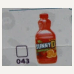Mini Brands Series 4 #043 — SunnyD Orange Strawberry Flavored Juice
