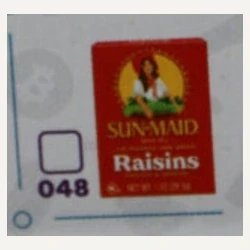 Mini Brands Series 4 #048 — Sunmaid Raisins Box