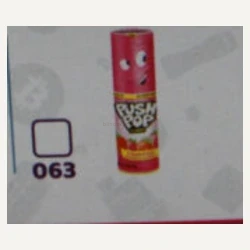 Mini Brands Series 4 #063 — Push Pop Strawberry