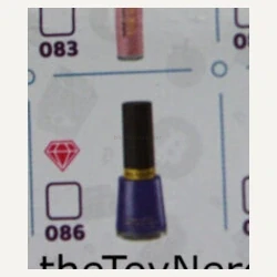 Mini Brands Series 4 #086 — Revlon Blue Nail Polish