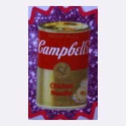Mini Brands Series 5 #008 — Campbell's Chicken Noodle Soup Gold