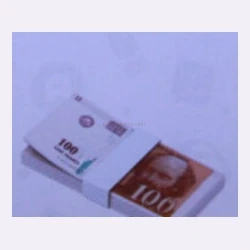 Mini Brands Series 5 #089 — 100 French Francs Bill