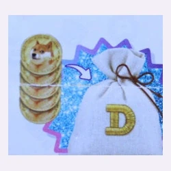 Mini Brands Series 5 #091 — Dogecoin Pouch With 5 Coin