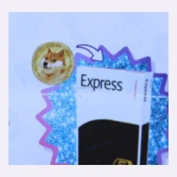 Mini Brands Series 5 #092 — Doge Coin and UPS Express Box