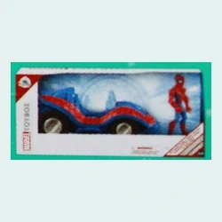 #029 Blue-and-Red Superhero Vehicle in Toy Box
