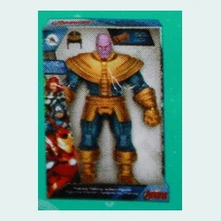 #031 Gold-and-Blue Armored Action Figure in Marvel Package