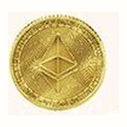 Accessory #097 — Gold Ethereum Coin
