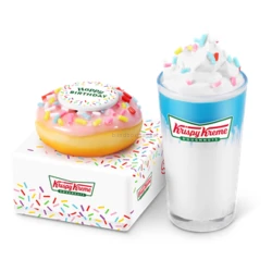 Happy Birthday Strawberry Iced Sprinkles Doughnut & Birthday Cake Chiller