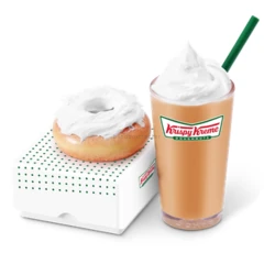 Iced Doughnut & Iced Latte