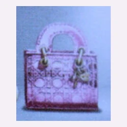 #002 Pink Quilted Handbag