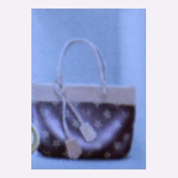 #003 Brown Monogram Floral Tote