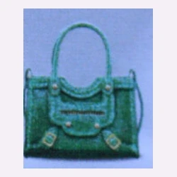 #008 Green Studded Tote