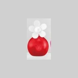 Red flower-top perfume bottle
