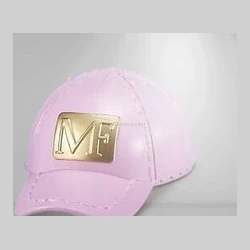 Pale pink baseball cap
