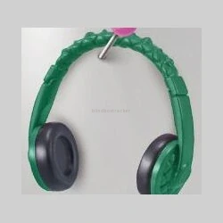 Green over-ear headphones
