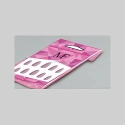 Pink packaged nail-design sheet