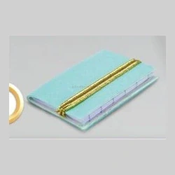 Aqua folded mini wallet