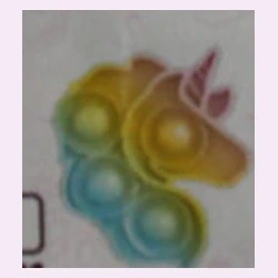 #021 Unicorn-Shaped Pop-It Toy