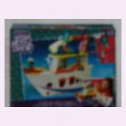 #062 Blue Pirate Ship Playset