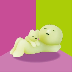 Smiski Sunbathing