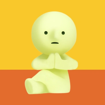 Smiski Twist Pose